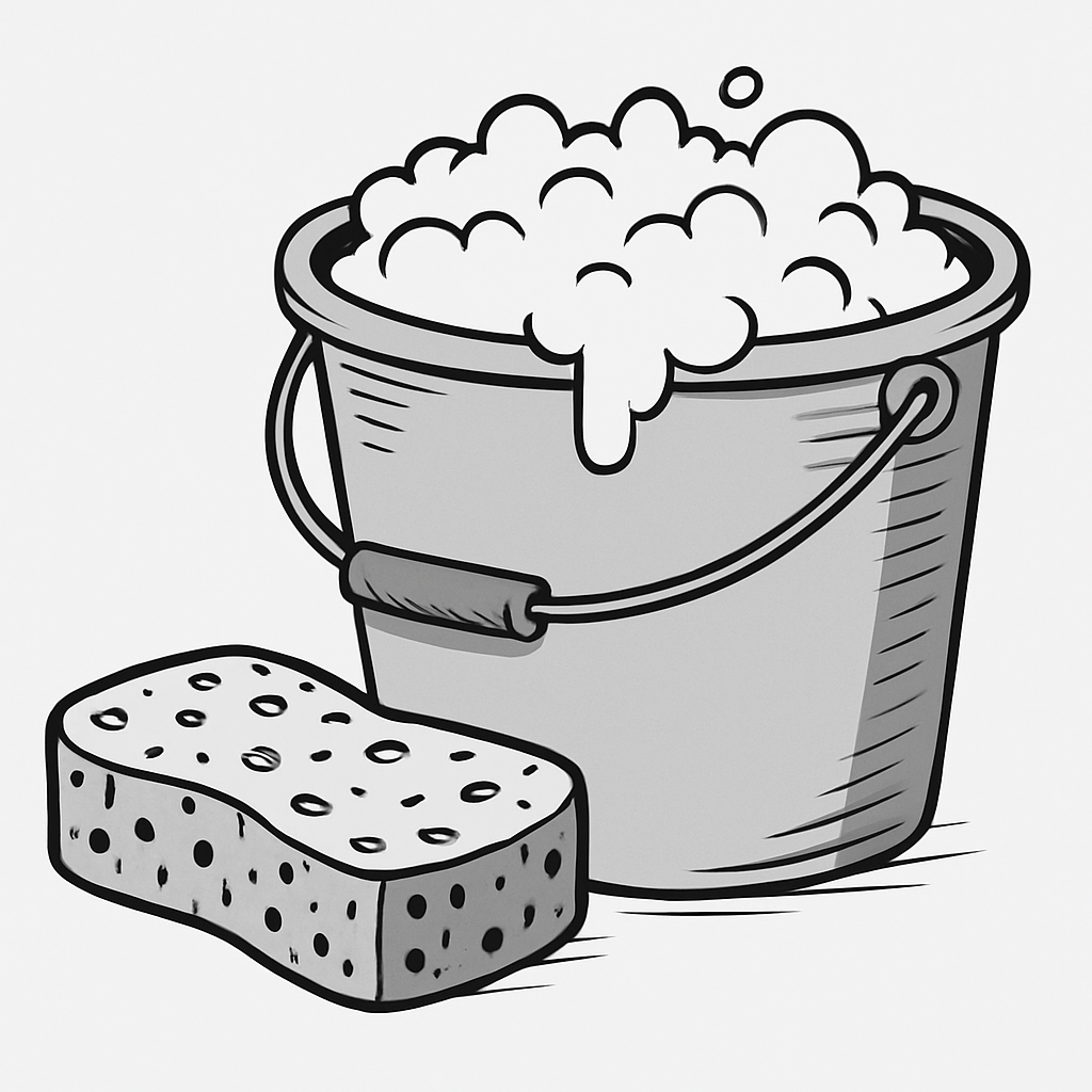 Tvätt på land (utan rening)