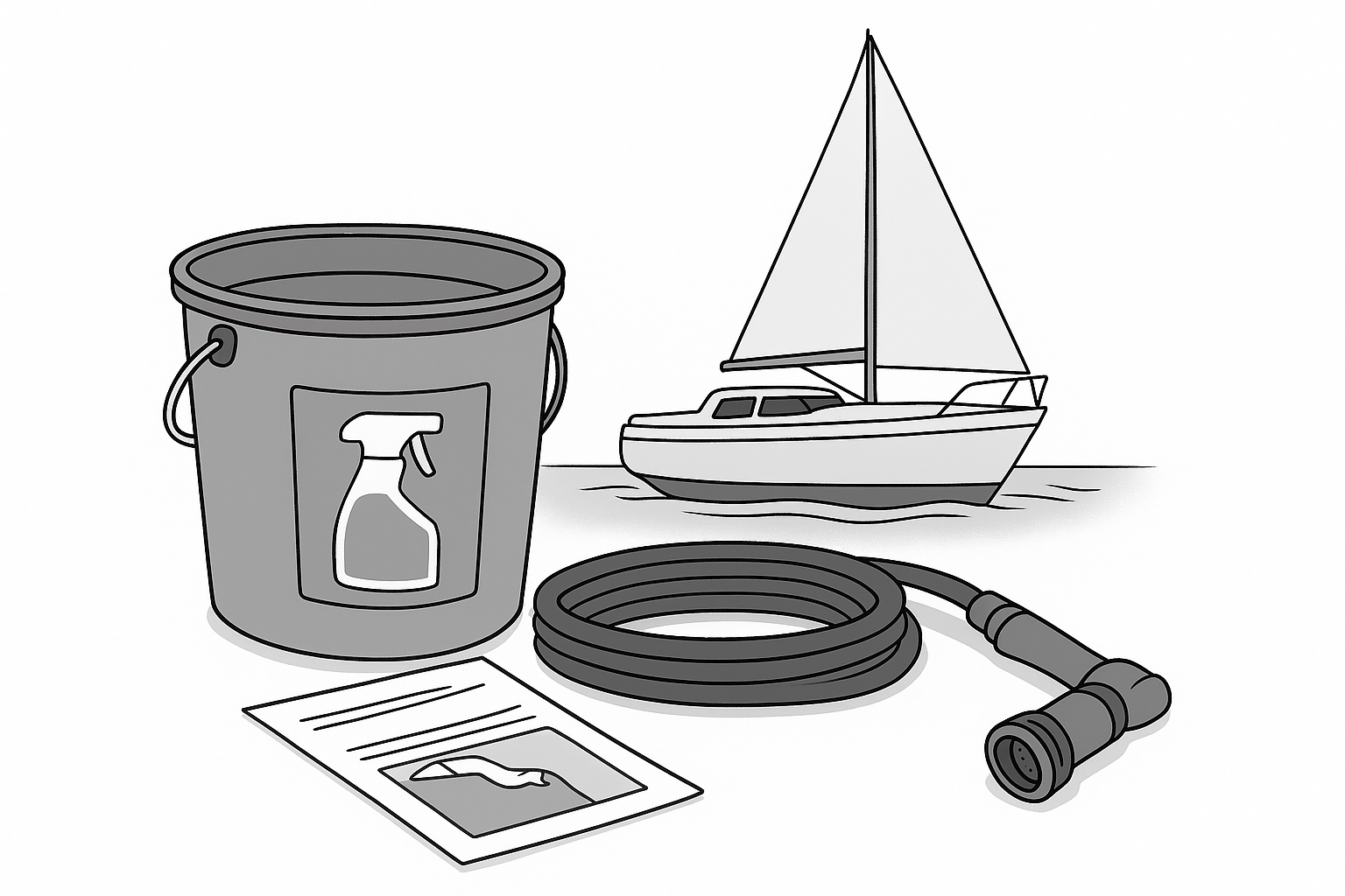 Allmänt om tvätt av båt